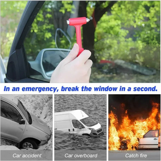 Car Safety Hammers Seat Belt Cutter Portable Car Emergent Rescue Escape Tools