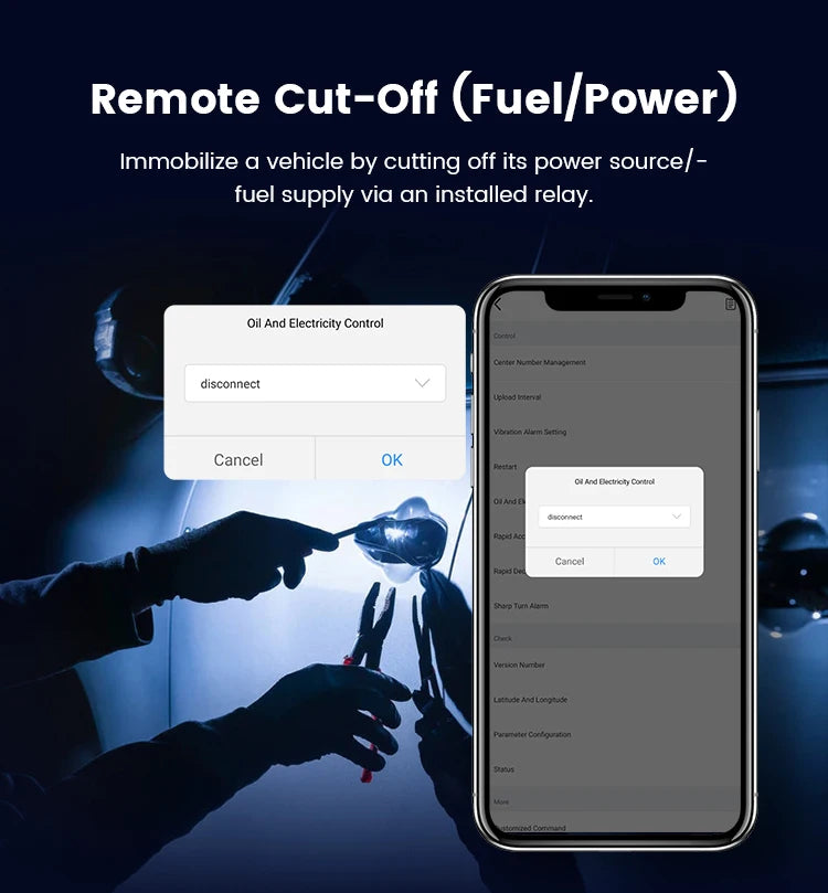 Car Anti-theft Vehiculo Devices  With Real Time Online  for Fleet