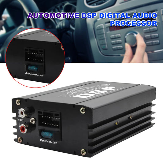 Car DSP Digital Audio Processor 4 In 6 Out DSP Car Power Amplifier Car DSP Amplifier for Car Audio Enhancement