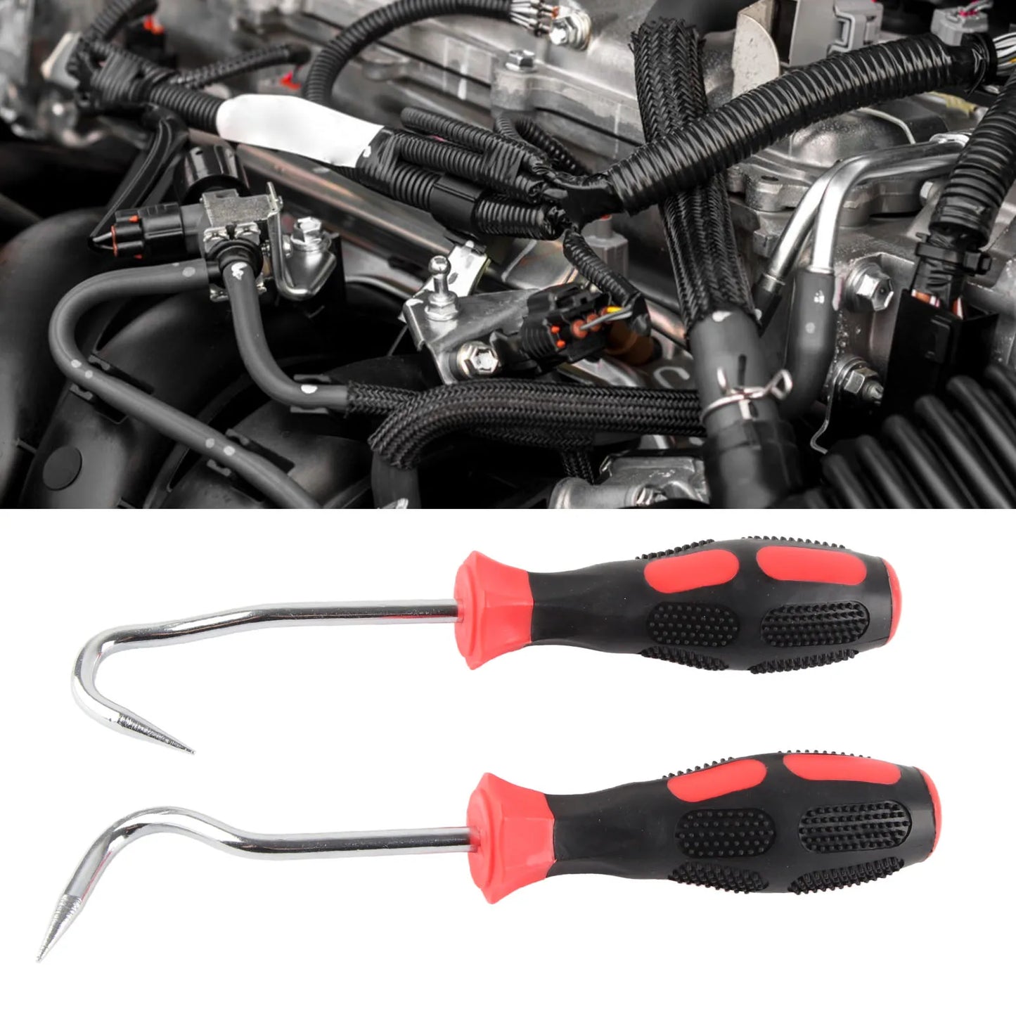 Hose Removal Hook Vehicle Maintenance Tool for Radiator Heater  Line Hose Removal Pick Hose Removal Hook Set