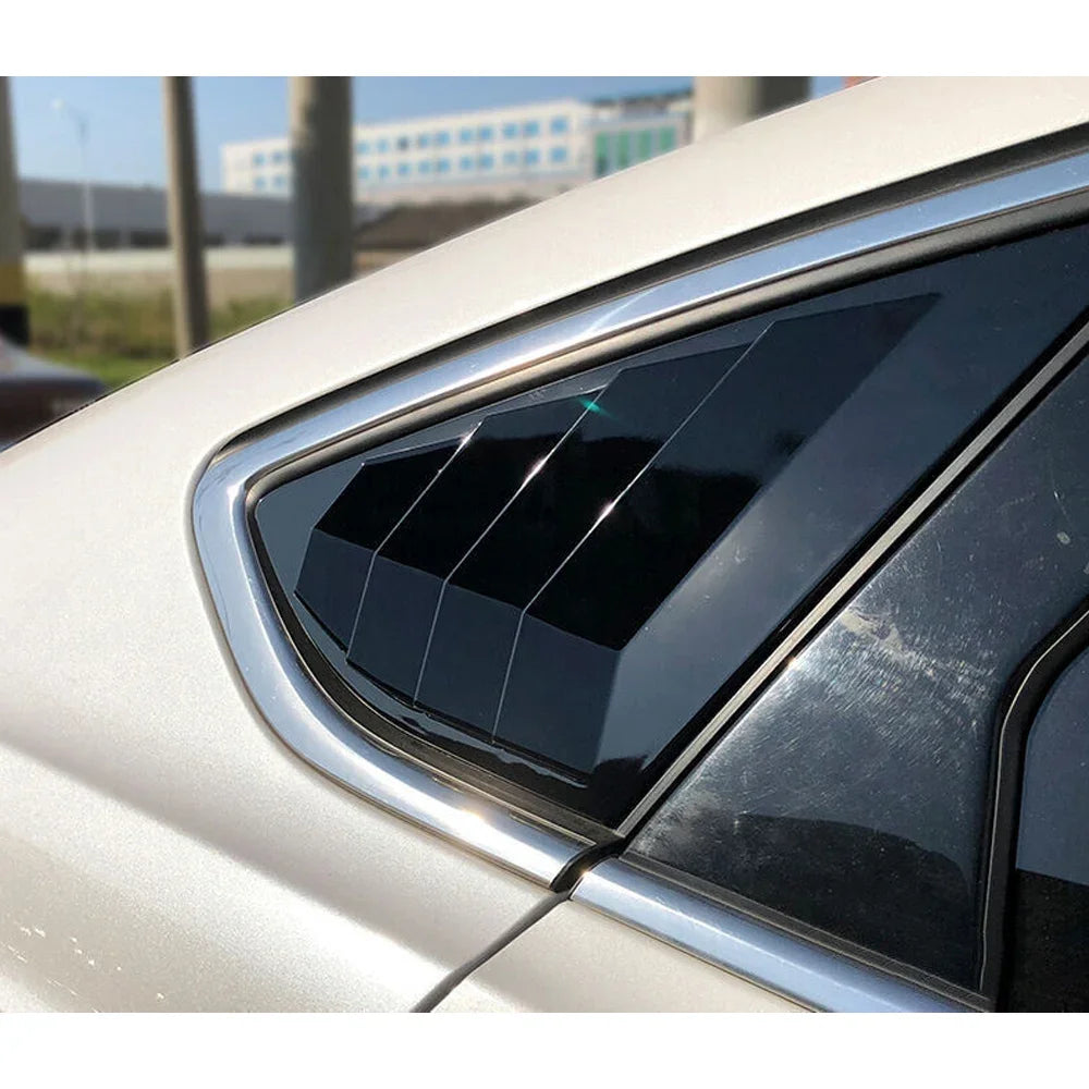 For Ford Mondeo Fusion Sedan 2013-2018 Rear Window Louver Shutter Cover Side Vent Trim Windshield Cover Decor Car Accessories