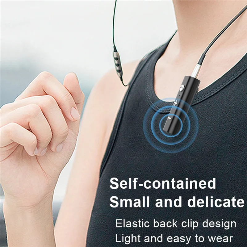 ABUO-Car Audio Receiver Lavalier Sound Quality Audio Converter Forheadphones Speaker Support Voice Call Withcar Call Function
