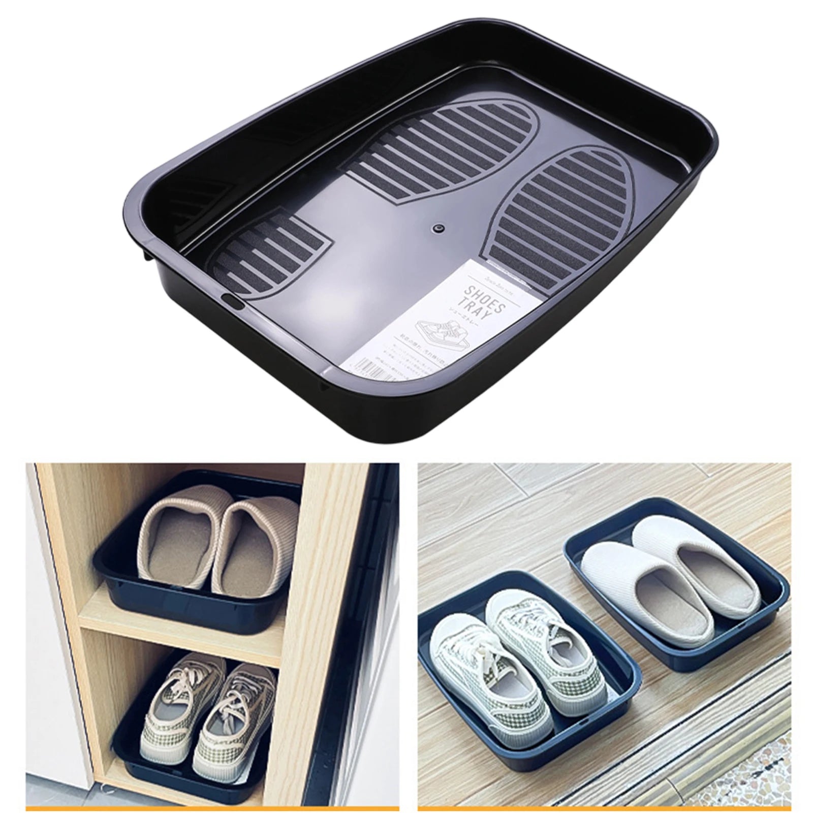 Car Shoes Storage Tray Interior Multifunctional Durable Accessory Tidying Vehicle Organizer Under Seat Container Box