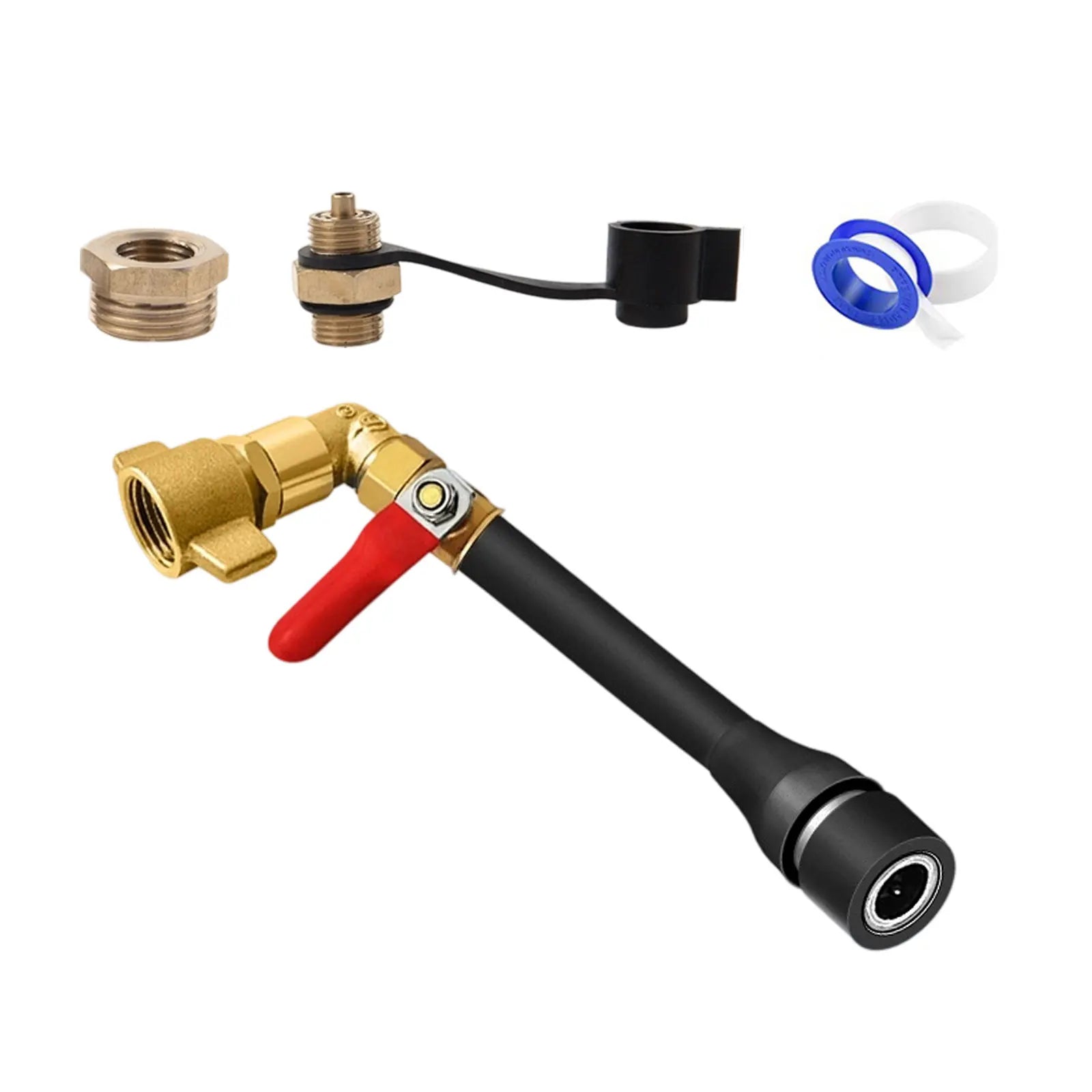 Trucks Air Tank Intake Connector Accessories Connecting Pipe M16 Air Release Valve Truck Air Pipe Dust Connection Pipe Stable