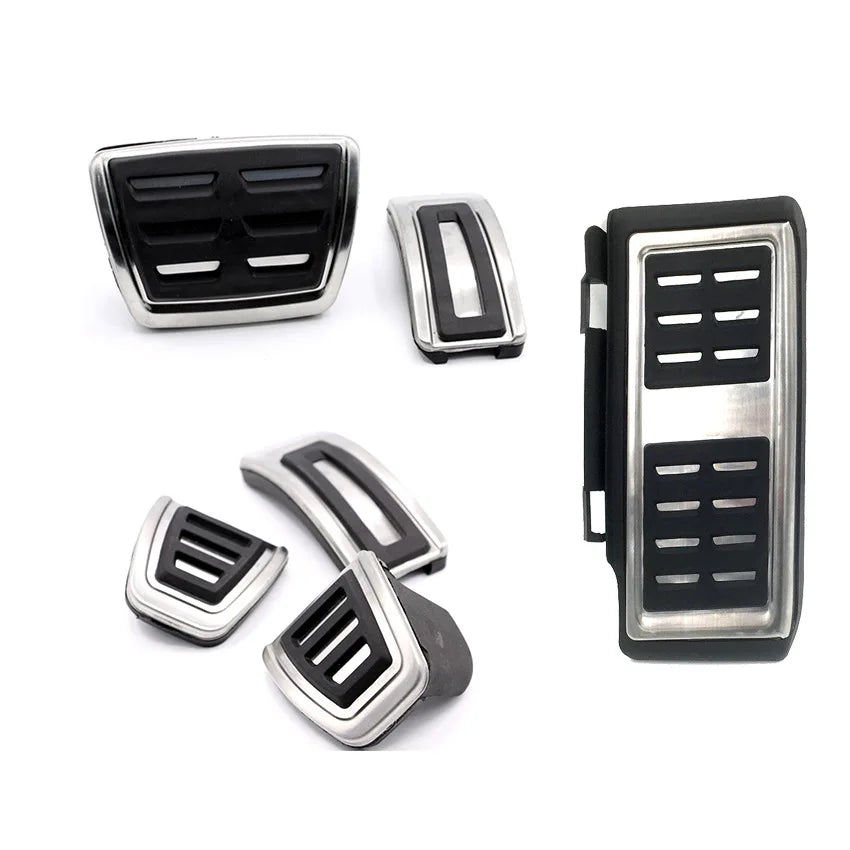 Car Gas Brake Pedals for Audi A3 S3 RS 8V 8Y Sportback e-tron 2013~2025 Anti-Slip Aluminum Alloy Rest Clutch Cover Accessories
