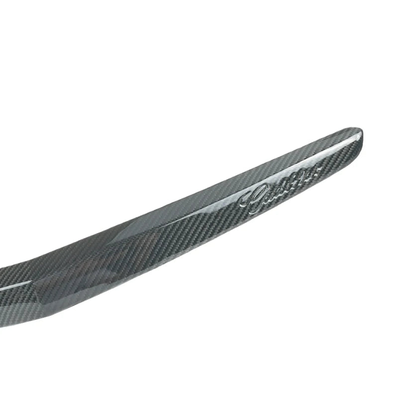 Car Exterior Accessories Real Carbon Fibre Trunk Trim Cover For Cadillac ATS ATSL ATSV
