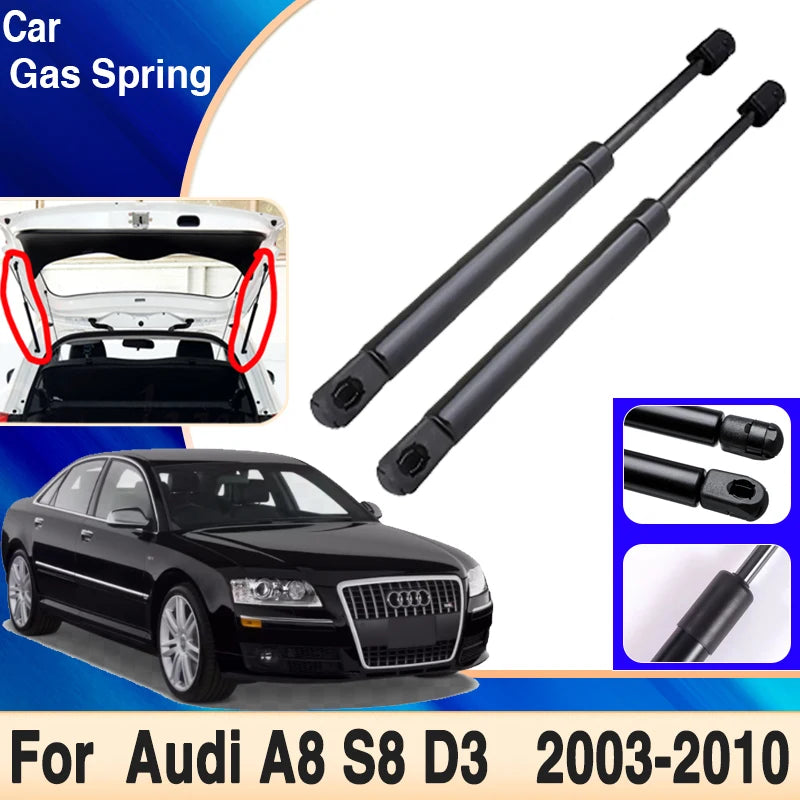 For Audi A8 D3 Accessories S8 Sedan 2003~2010 Car Trunk Hydraulic Rod Tailgate Gas Strut Shock Strut Lift Supports Accessories