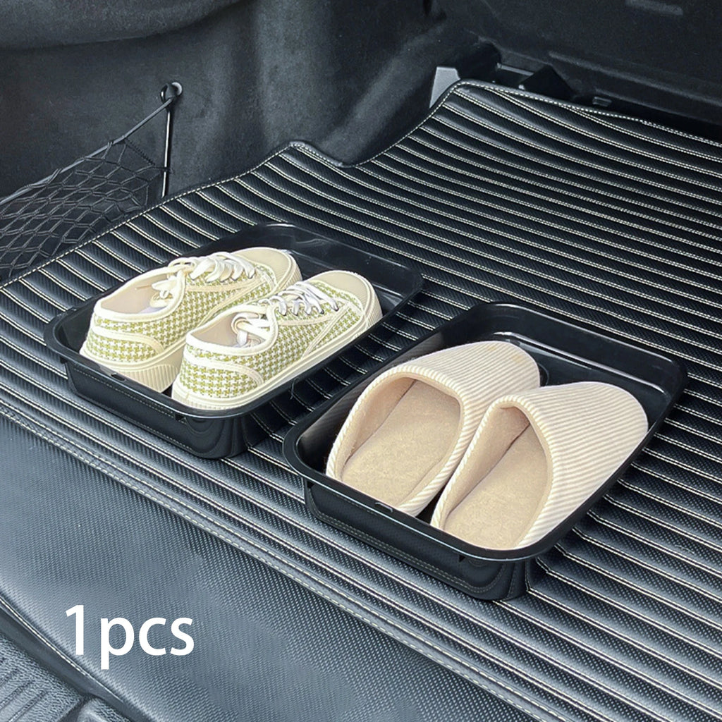 Car Shoes Storage Tray Interior Multifunctional Durable Accessory Tidying Vehicle Organizer Under Seat Container Box