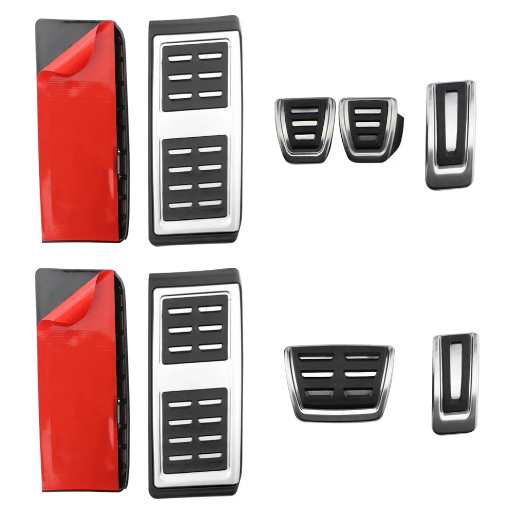 Car Gas Brake Pedals for Audi A3 S3 RS 8V 8Y Sportback e-tron 2013~2025 Anti-Slip Aluminum Alloy Rest Clutch Cover Accessories