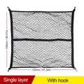 High Elastic Cargo Net for Pickup Truck Bed 4'x4' Stretch to 7'x7' Double Layer Bungee Net Mesh for Ford F150 SVT Raptor Tundra