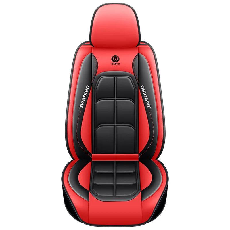 1pc All-inclusive seat cover full leather car seat cushion single seat main and passenger seat cover four seasons universal