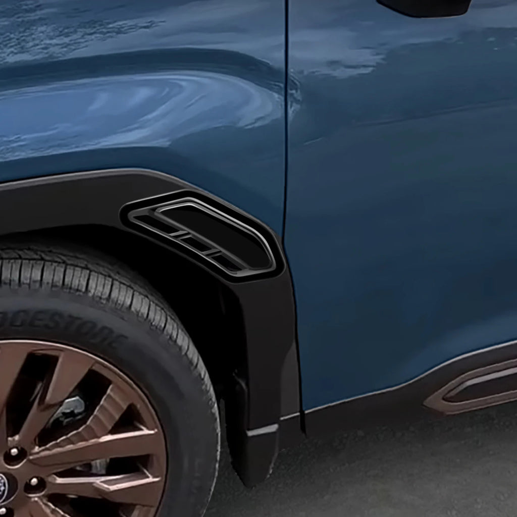 Para Subaru Forester SL 2025, accesorios para coche, ABS, guardabarros lateral, cubierta de puerta delantera, 2 piezas