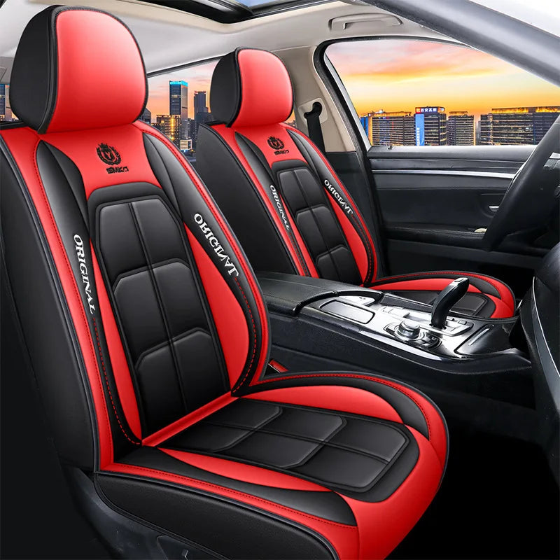 1pc All-inclusive seat cover full leather car seat cushion single seat main and passenger seat cover four seasons universal