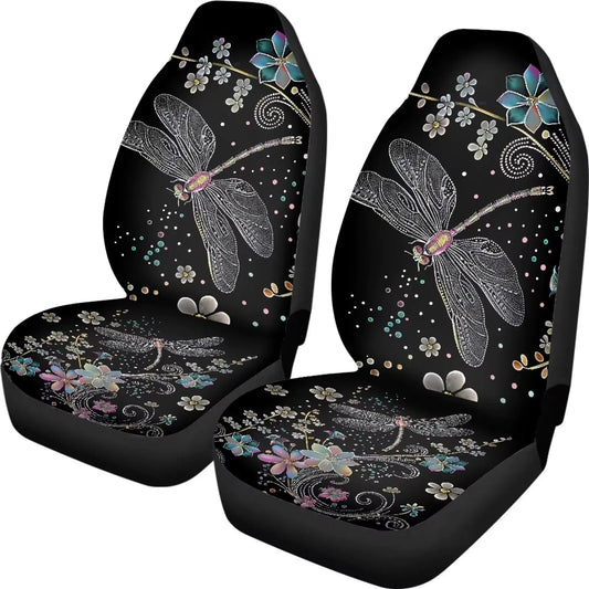 Whosucclay Dragonfly Car Seat Cover