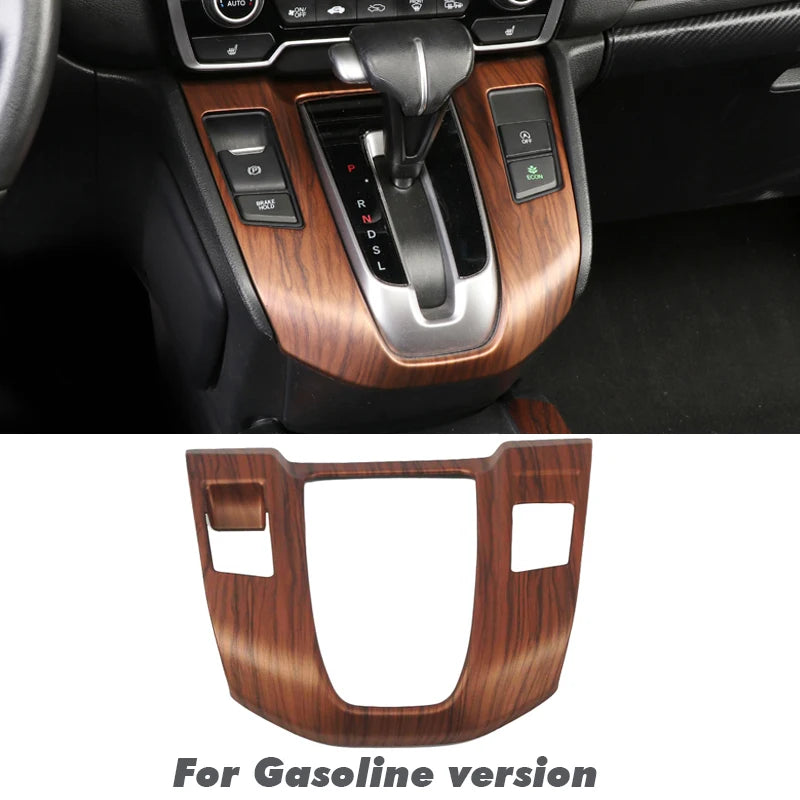 Car Interior Peach Wood Grain Inner Door Handle Decoration Frame Car Styling For Honda CRV CR-V 2017 2018 2019 2020 Accessories