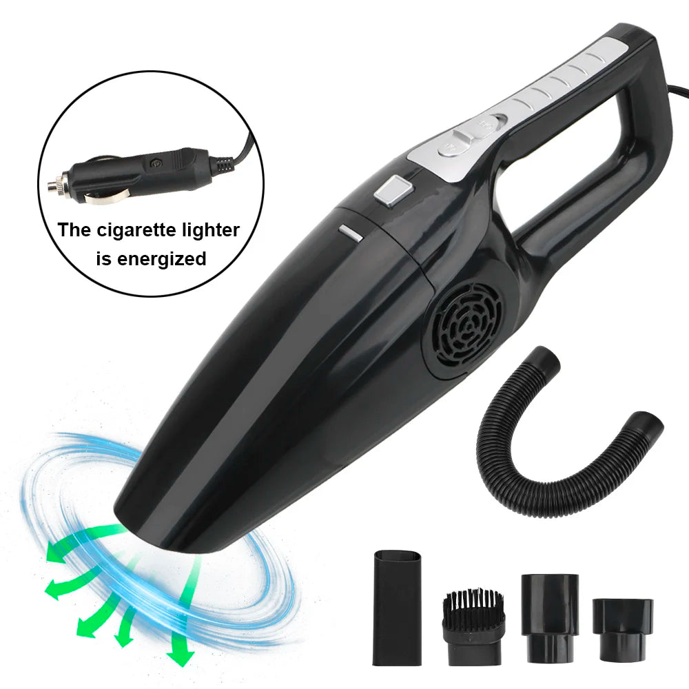 12V 120W Car Vacuum Cleaner Kits Universal For Wet Dry Cleaning Handheld Powerful Device 5M Cable Automobile Caravan Accessories