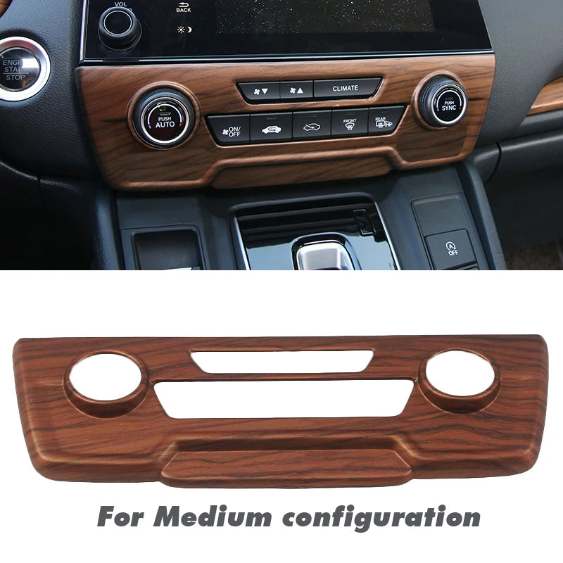 Car Interior Peach Wood Grain Inner Door Handle Decoration Frame Car Styling For Honda CRV CR-V 2017 2018 2019 2020 Accessories
