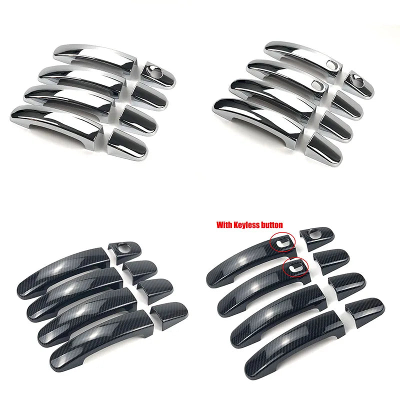 Accesorios de estilo de coche, cubierta decorativa para manija de puerta exterior de Ford Focus 2, 3, 4, MK2, MK3, MK4, Kuga, Escape, Maverick y Ranger.