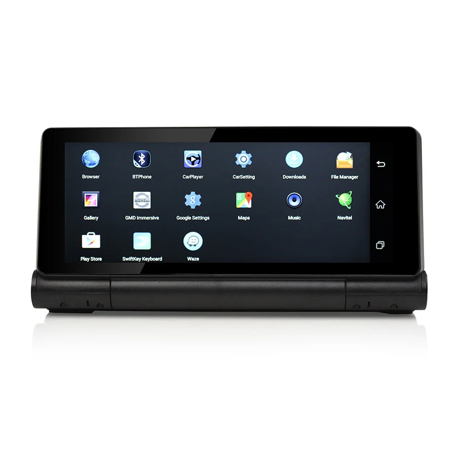 7.0 Inch Car DVR Camera 3G Android 5.1 Dash Cam Video Recorder GPS Navigation Full HD1080P WiFi Bluetooth Dual Rearview Camera