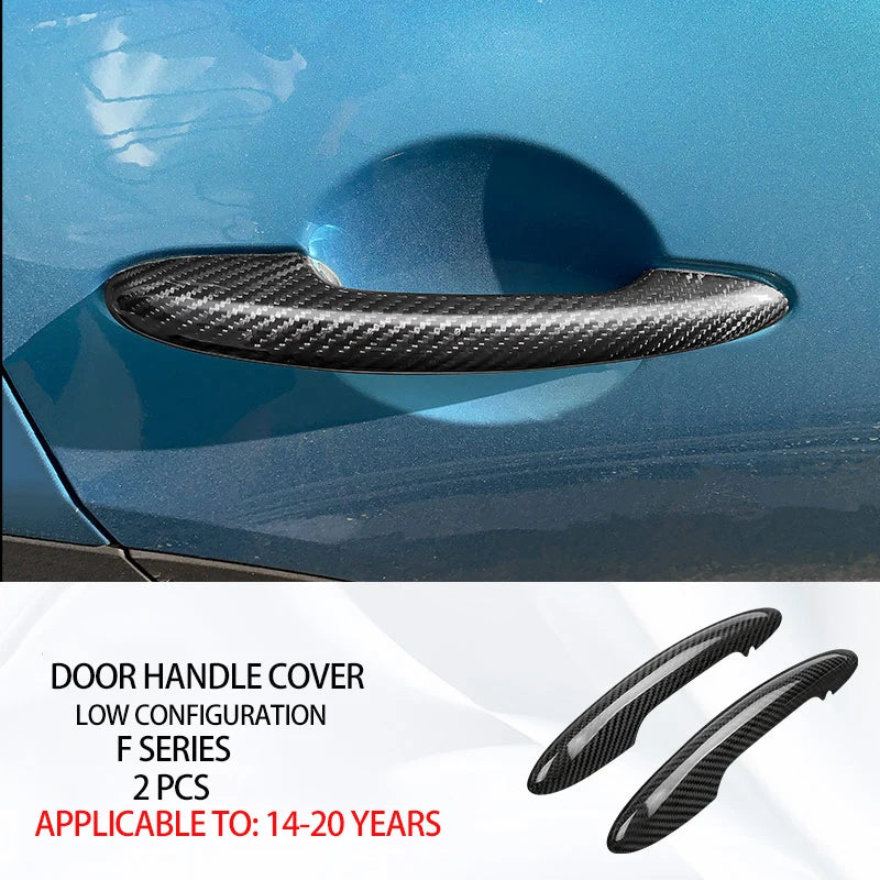 Car Interior Accessories For Mini Cooper F54 F55 F56 F57 F60 Real Carbon Fiber Decorative Cover Sticker Protective Auto Part