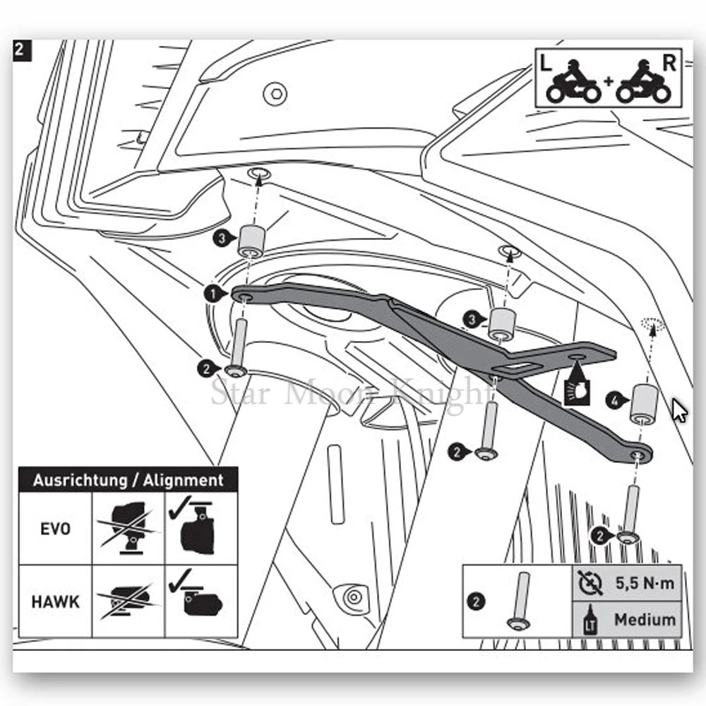 Motorcycle Auxiliary Fog Light Mounts Bracket For 1290 Super Adventure R S For 1090 1290 ADV Accessories Driving Lamp Holder