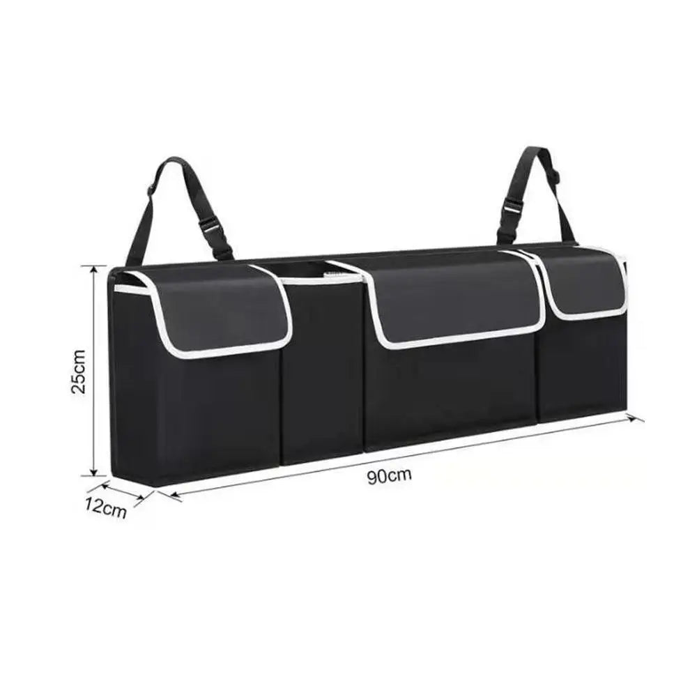 Car Trunk Organizer Backseat Storage Bag High Capacity Multi-use Oxford Cloth Car Seat Back Organizers Interior Accessories