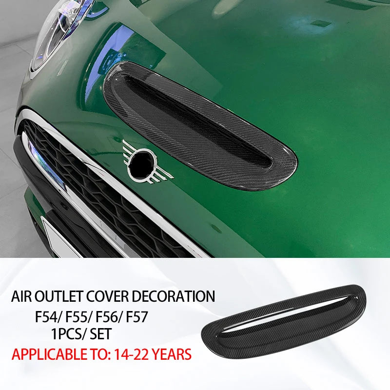 Car Interior Accessories For Mini Cooper F54 F55 F56 F57 F60 Real Carbon Fiber Decorative Cover Sticker Protective Auto Part