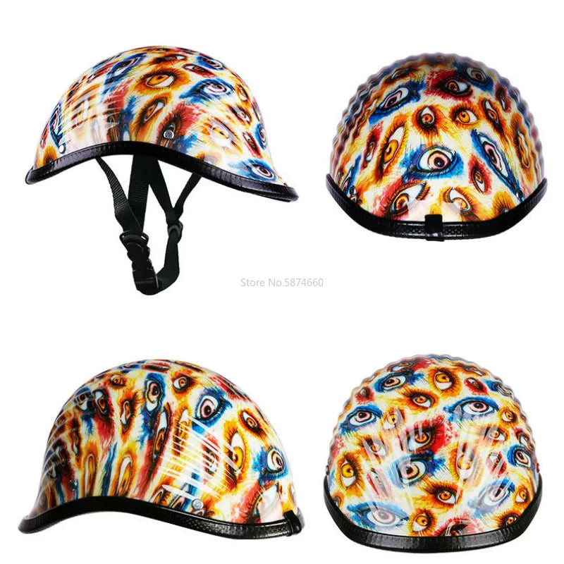 motorcycle helmet half face helmet