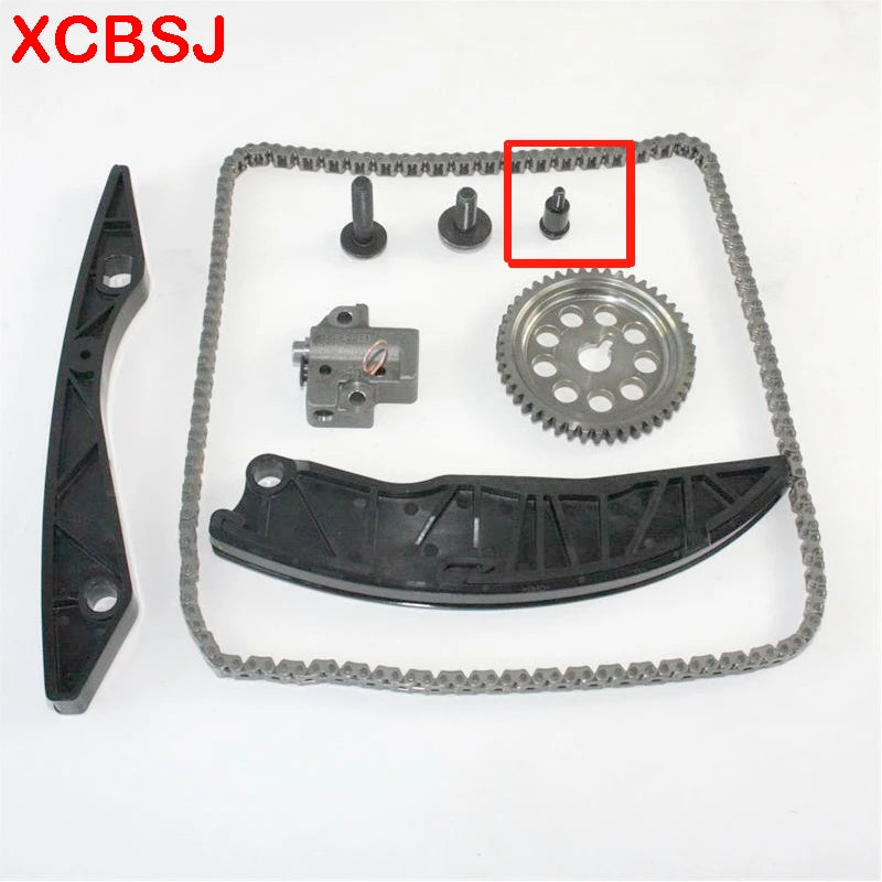 Timing Chain Timing Chain /Chain lock bolt + CVVT FOR Hyundai FOR KIA 1.4 1.6i G4FA G4FC CVVT Camshaft Adjusters