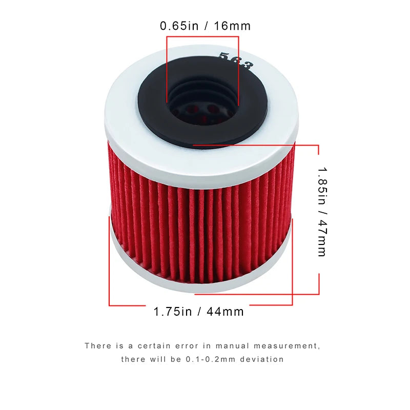 Motorcycle Oil Filter For Derbi Mulhacen 4T 125 Terra Adventure 4t 125 Terra 4T Gpr 4t 125 Senda Racing 4t 125 Sm450r