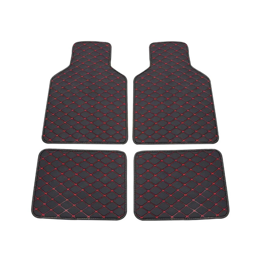 4pcsCar Floor Mats Carpet Floor Mat SetUniversal Fit Car Floor Mats Protection, Auto Front & Rear Carpet Mat for Sedan SUV Truck