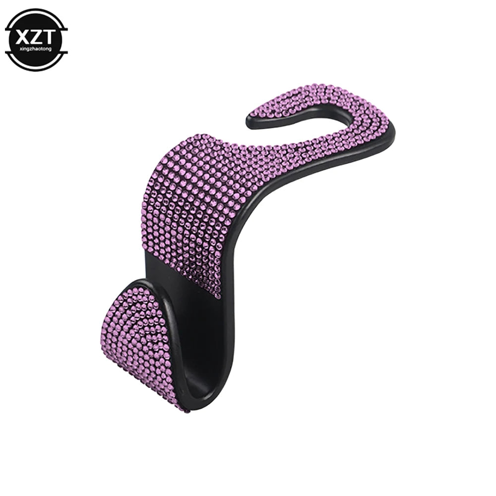 1PC Car Accessories Car Clips Seat Back Hooksfor Auto Back Seat Organizer Hanger Storage Holder
