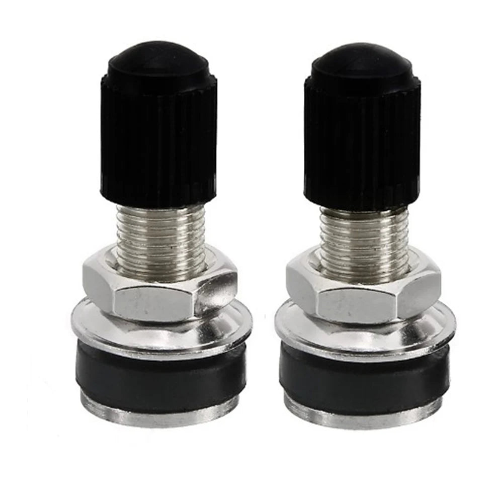2PCS 32/35MM Tubeless Car Motorcycle Bike Tyre Valve With Dust Cap For Moto Wheel Tire Accessories Universal Tube Tyre
