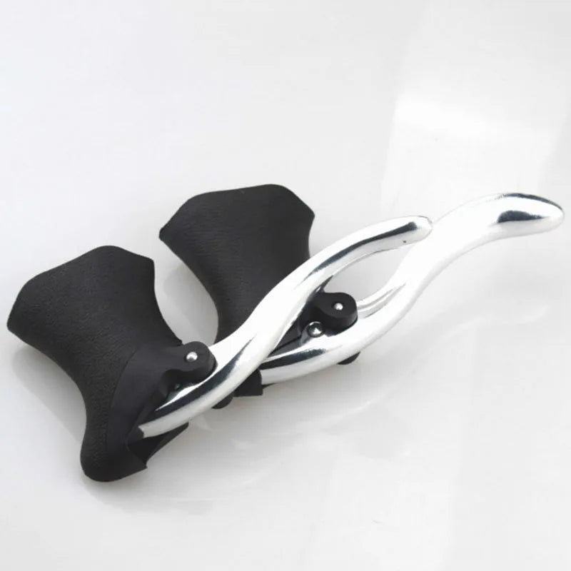 22.2-23.8mm Bicycle Brake Levers Handle Road Bike Cycling Front and Rear Brake Levers Drop Handlebar Set Bike Parts