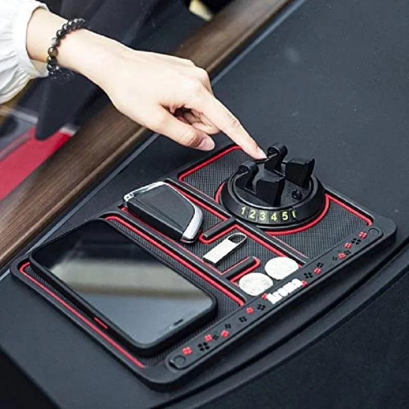 Car Interior Accessories Car Dashboard Anti-Slip Mat Auto Phone Cushion Pvc For Mobile Phone Bracket Navigation Storage Cushion