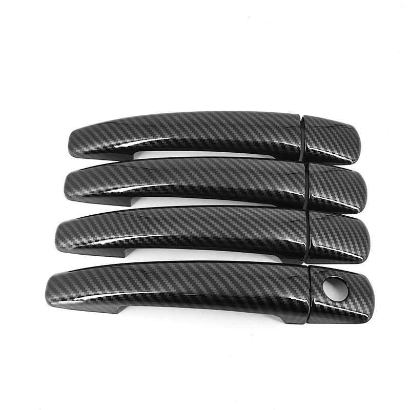 For Citroen C5 RD/TD 2008-2014 Accessory carbon fibre pattern car side door handle covers trim 2009 2010 2011 2012 2013