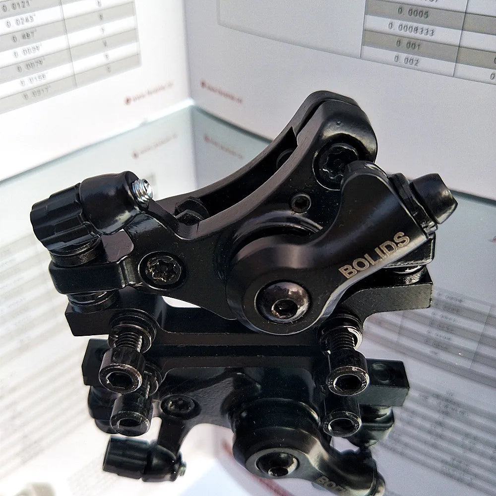 BOLIDS Mountain Bike brake mechanical disc brake bicycle parts line pulling disc brake 180 160 140 Front and rear disc brake