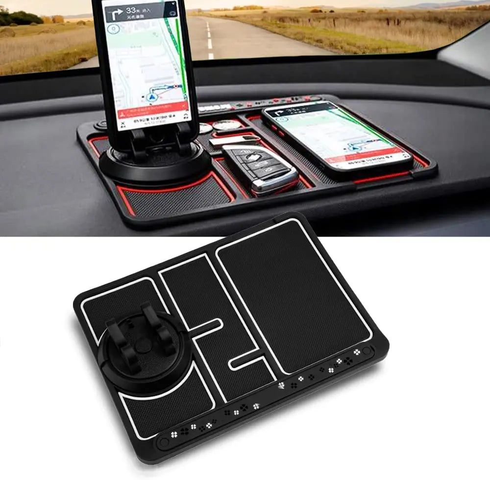 Car Interior Accessories Car Dashboard Anti-Slip Mat Auto Phone Cushion Pvc For Mobile Phone Bracket Navigation Storage Cushion