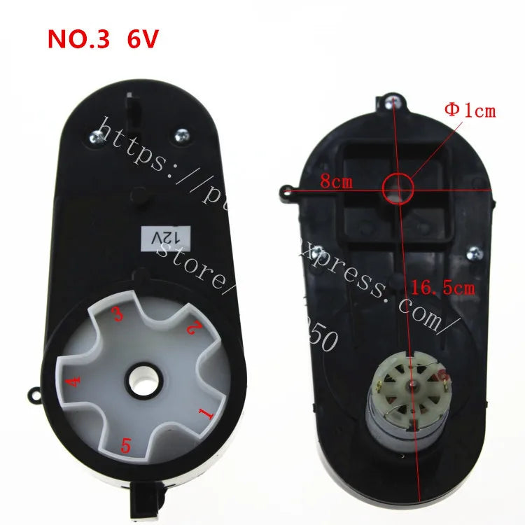 Children electric car steering gearbox with motor,Steering motor for remote control car,toy car steering gear box with engine