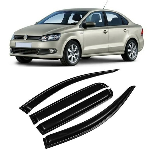 Window Visor For VW Volkswagen Polo 2011 2012 2013 2014 2015 2016 2017 2018 Weathershield Rain Deflector Guard Awning Shelter