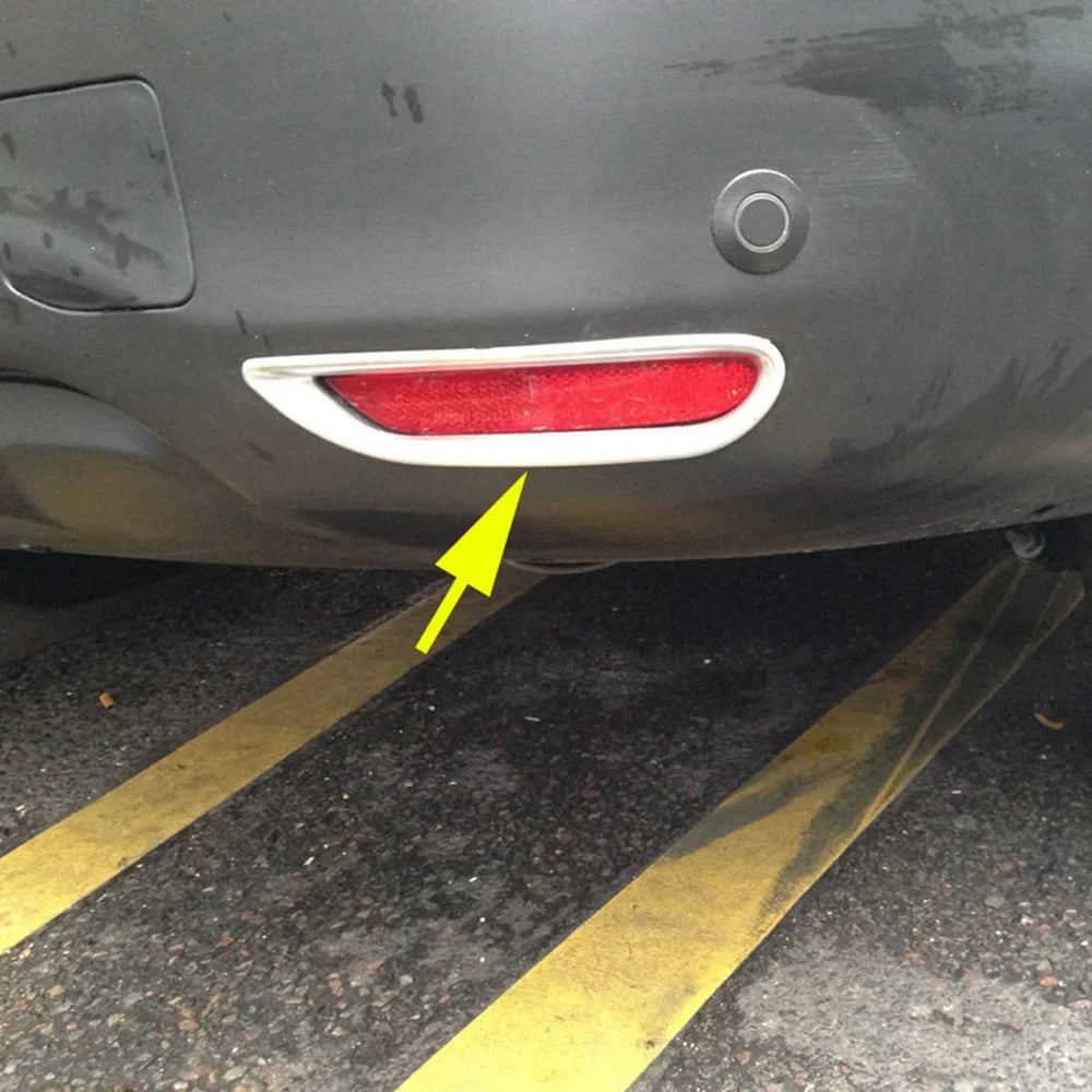 Accesorios de decoración para Nissan Qashqai J11, rejilla roja, espejo, luz antiniebla, manija de puerta, cubierta de copa, embellecedor, 2015-2020