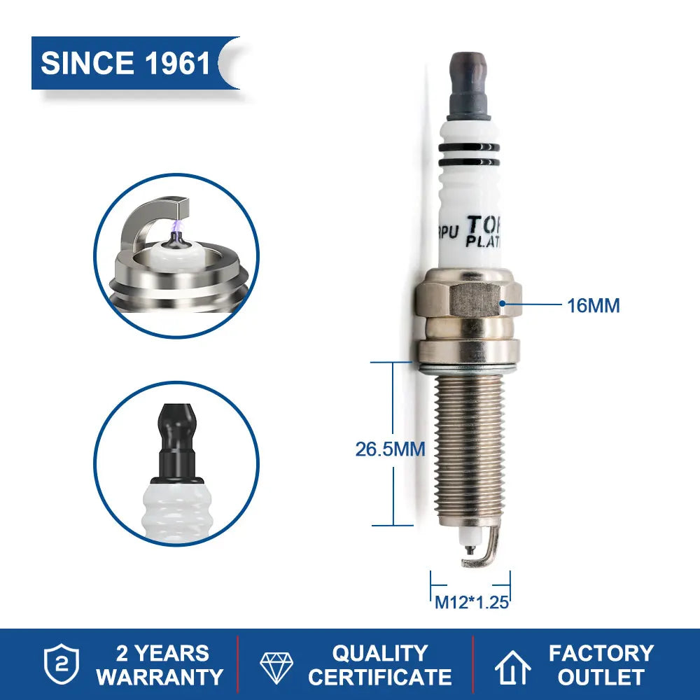 Spark Plug TORCH Platinum LDK7RPU For HONDA For BWM For CHERY For PEUGEOT For MITSUBISHI For MERCEDER-BENZ For HYUNDAI For VW