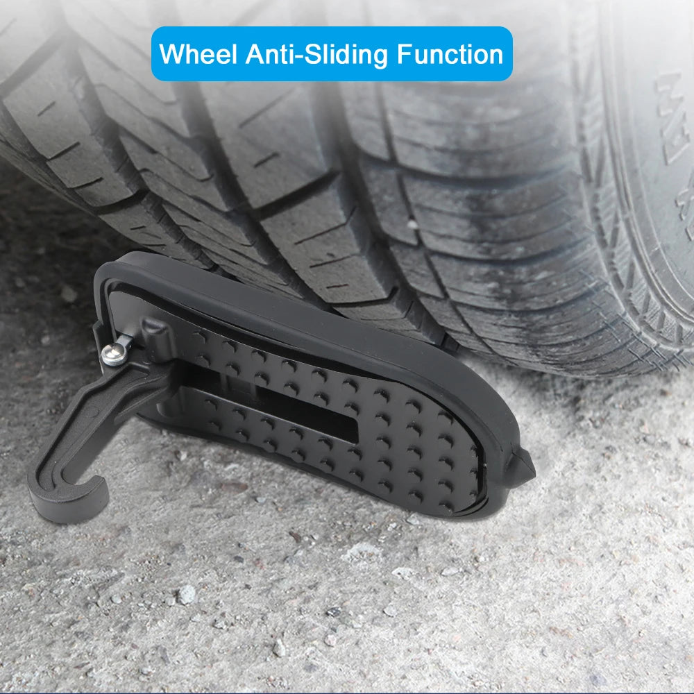 Car Door Step Pedal Auxiliary Foot Pegs Doorstep Universal Auto Rooftop Luggage Ladder Hooked Safety Hammer