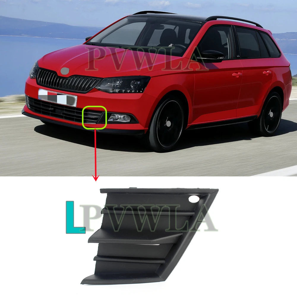 Car accessories For Skoda Fabia 2015 2016 2017 2018 2019 2020 Front Bumper Cover Trim
