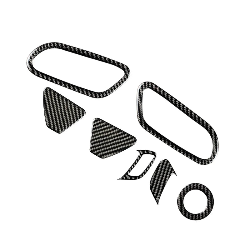 For VW scirocco R Accessories Carbon Fiber Internal Stickers Door Handle Rearview mirror knob 2009-2016 Car Styling