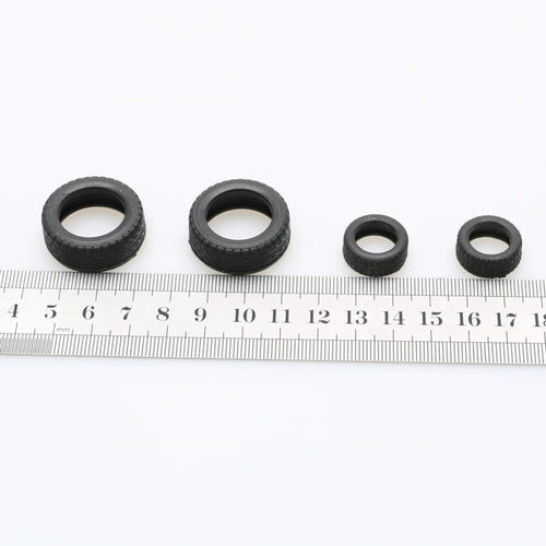 20PCS RC Tugboat Anti-collision Tires Diameter 19mm/28mm Miniature Wheel Mircro Simulated Tyres Decoration Parts for Boat Model