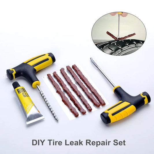 Car Tire Repair Kit Auto Bike Car Tire Tyre Cement Tool Puncture Plug Practical Hand Tools for Car Truck Motorbike