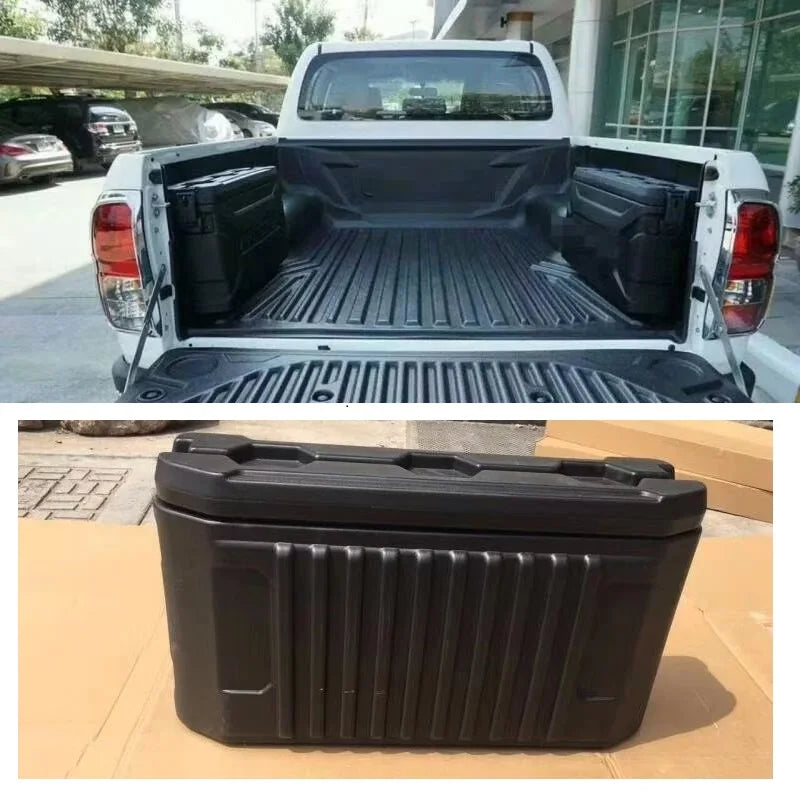 Caja de almacenamiento para herramientas de camión, compatible con Hilux Mu-x D-max Navara L200, accesorios exteriores para automóviles