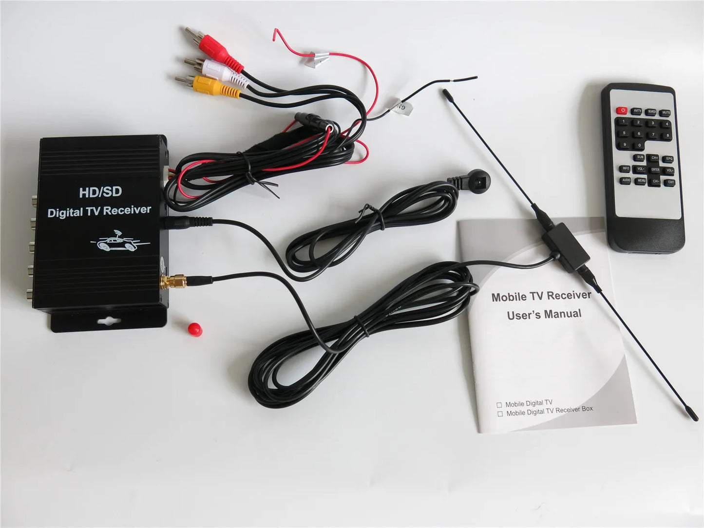 Car digital tv tuner Car ISDB-T South Brazil America HD/SD Digital TV Receiver for Car DVD and monitor
