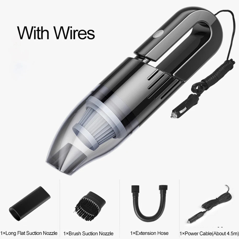 6KPa Handheld Car Vacuum Cleaner Cordless Handheld Mini Vacuum Cleaner Work with Car or Home Cleaning Wireless Auto Vacuum